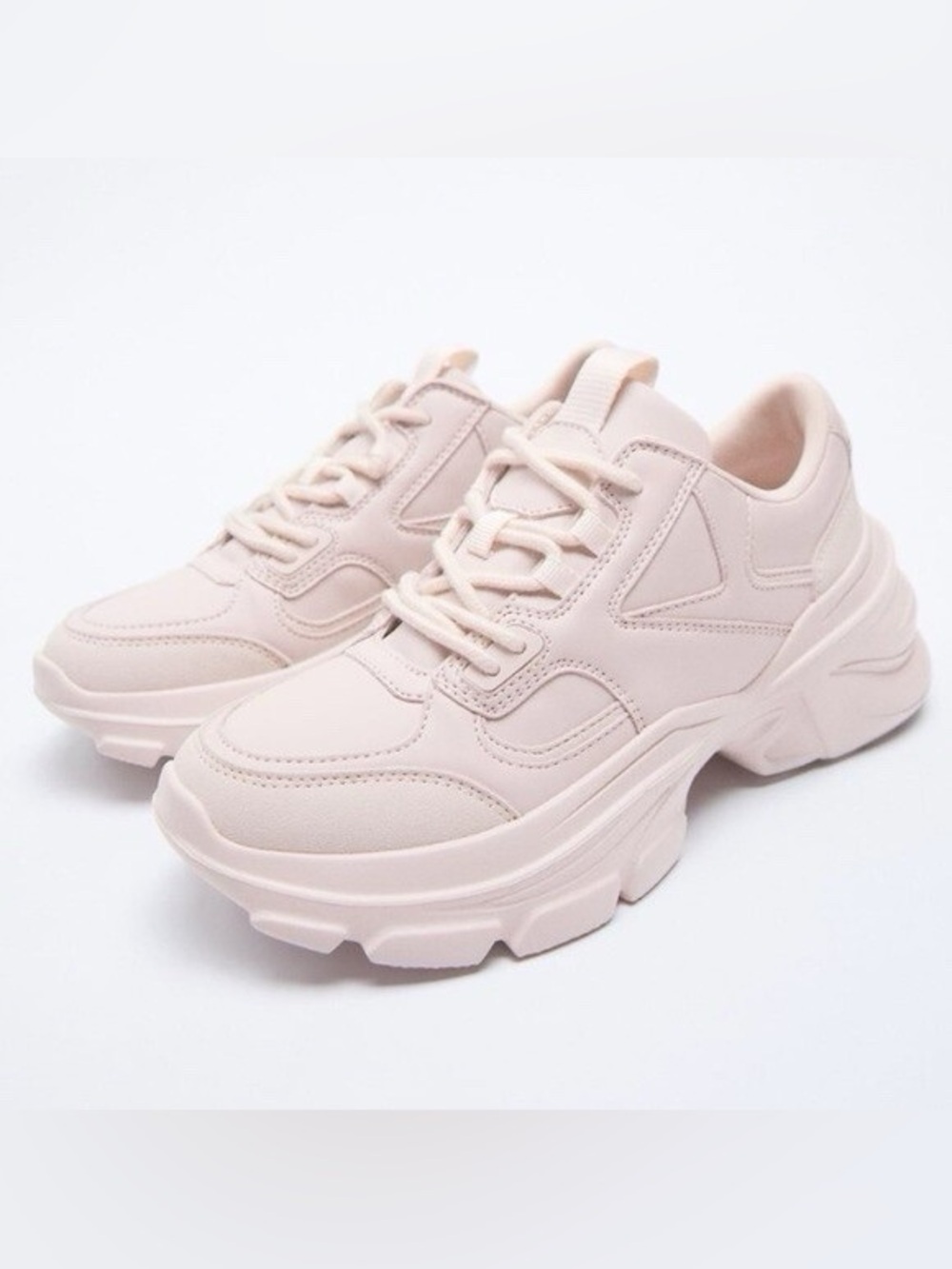 8. Zara Monochrome Trainers size 39